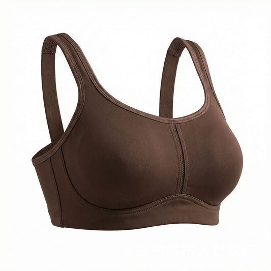 Plus Size Wire-Free Sports Bra for Women – Ultra-Thin Breathable Full Cup Minimizer Bra