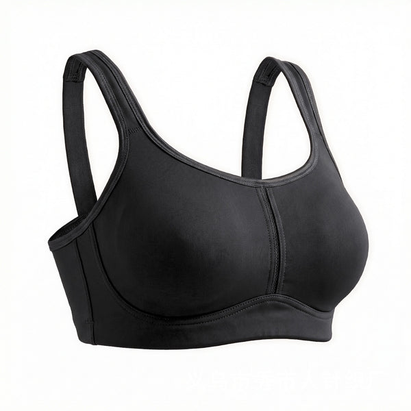 Plus Size Wire-Free Sports Bra for Women – Ultra-Thin Breathable Full Cup Minimizer Bra