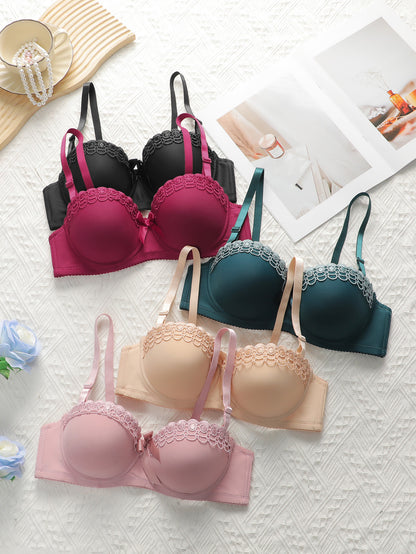 French Style Smooth Support Bra – Elegant Fit, Powerful Support ✨