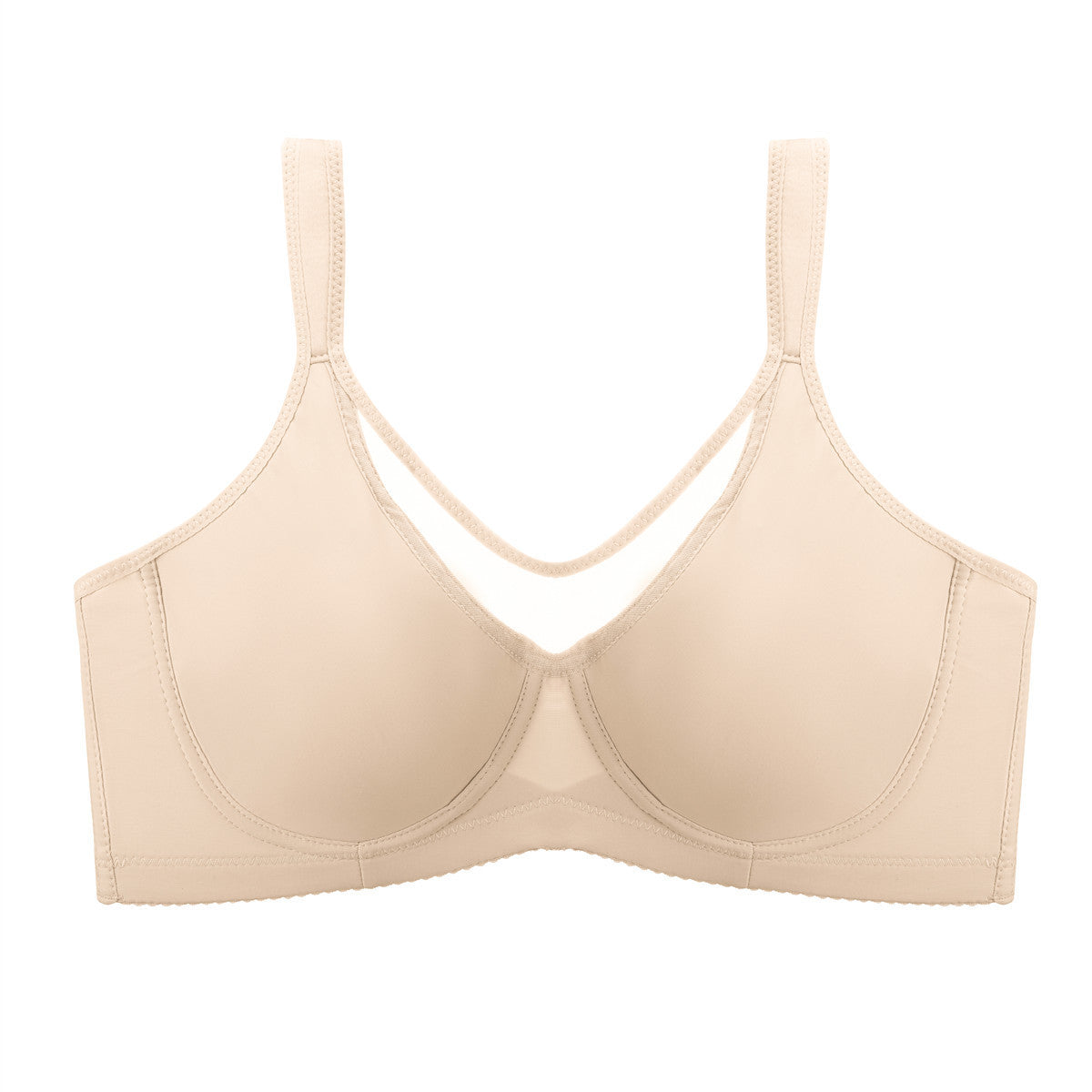 Plus Size Seamless Bra – Ultra-Thin Padded Push-Up Underwire Bra