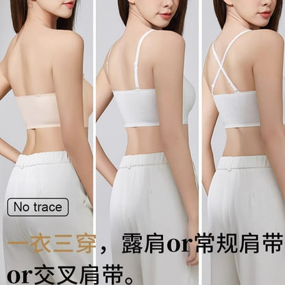 Strapless Bra for Women – Non-Slip, Invisible, Thin, Anti-Walking Beauty-Back