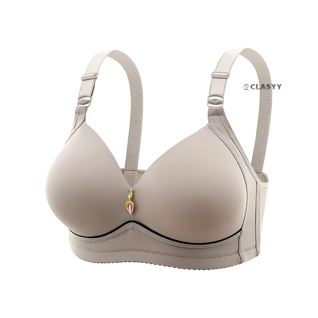 Plus size thin cup shiny bra, large size sexy bralette, supportive sports bra for women