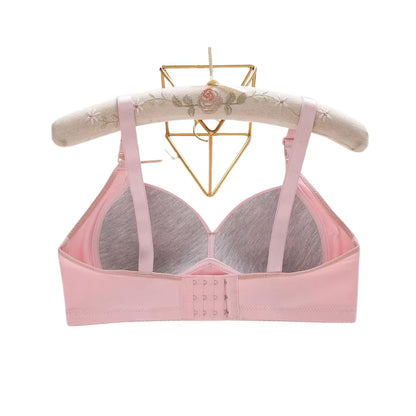 Plus size thin cup shiny bra, large size sexy bralette, supportive sports bra for women
