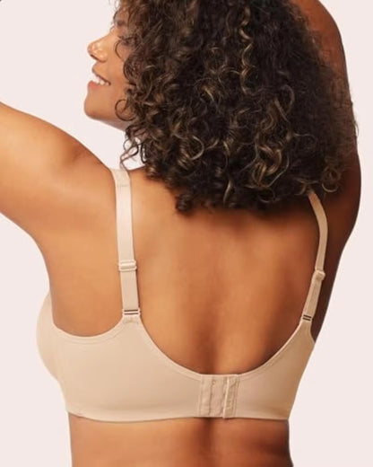 Plus Size Seamless Bra – Ultra-Thin Padded Push-Up Underwire Bra
