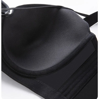 Plus Size Women's Seamless Sexy Bra – Adjustable Straps, Breathable & Side-Gather Enhancing