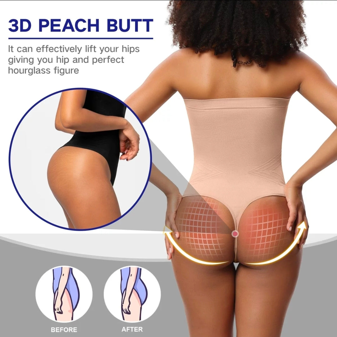 Seamless Strapless Shapewear Bodysuit – Tummy & Waist Control