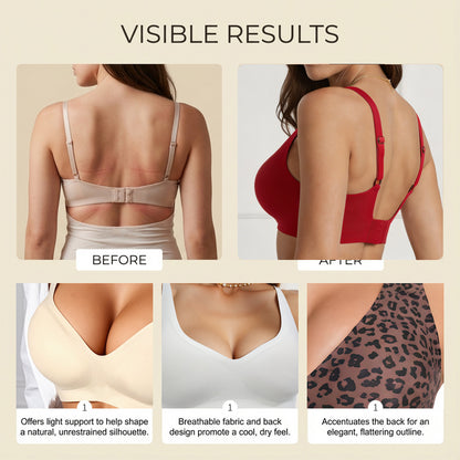 Seamless Push-Up Bra for Women – Soft Comfortable Everyday Support Bra (Plus Size Available)