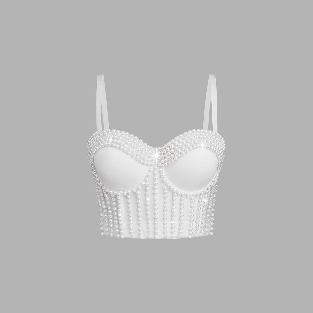 Slim Fit Camisole Top for Women – Padded Innerwear Vest Sleeveless Crop Tank