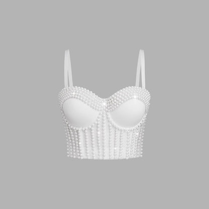Slim Fit Camisole Top for Women – Padded Innerwear Vest Sleeveless Crop Tank