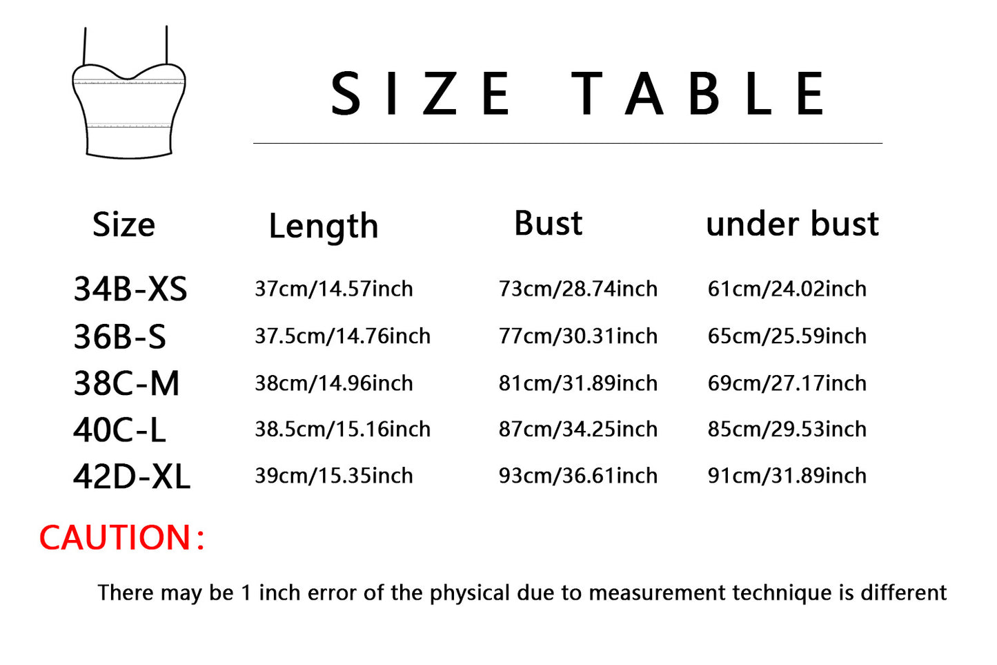Slim Fit Camisole Top for Women – Padded Innerwear Vest Sleeveless Crop Tank