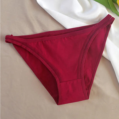 Women's Cotton Panties – Breathable Low Waist Underwear for Women | Soft Daily Wear Briefs