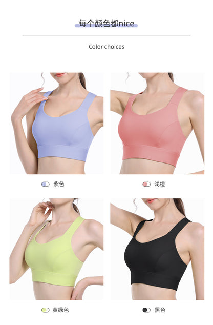 Women's High Impact Sports Bra – Shockproof Running, Yoga & Fitness Support Bra