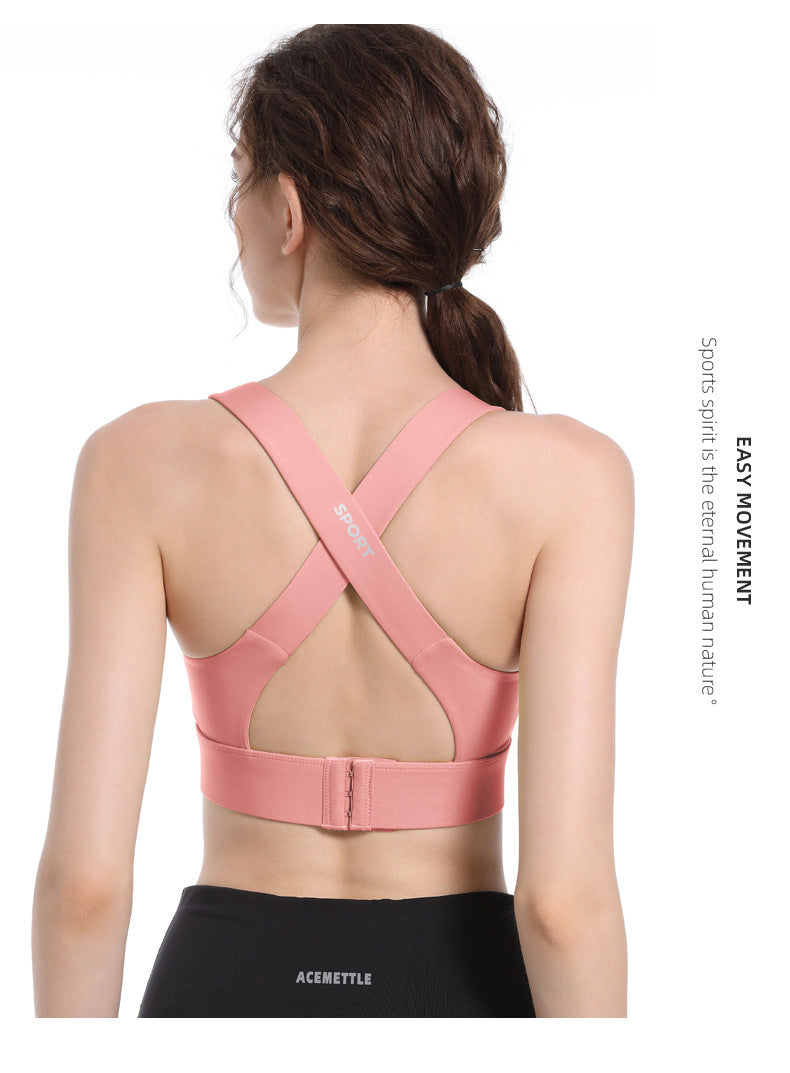 Women's High Impact Sports Bra – Shockproof Running, Yoga & Fitness Support Bra