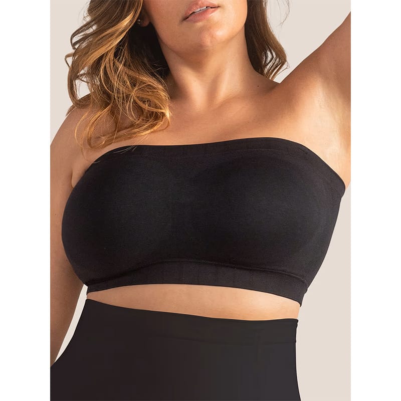 Plus Size Strapless Wireless Bra for Women – Seamless Shaping Bra with Silicone Anti-Slip Support