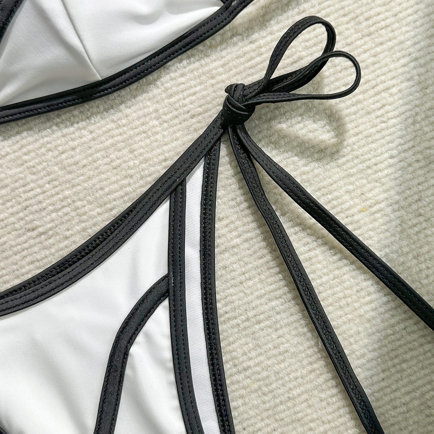 Women’s 3-Piece Swimsuit Set – Solid Color Bikini with Long Skirt, Beach Vacation Swimwear