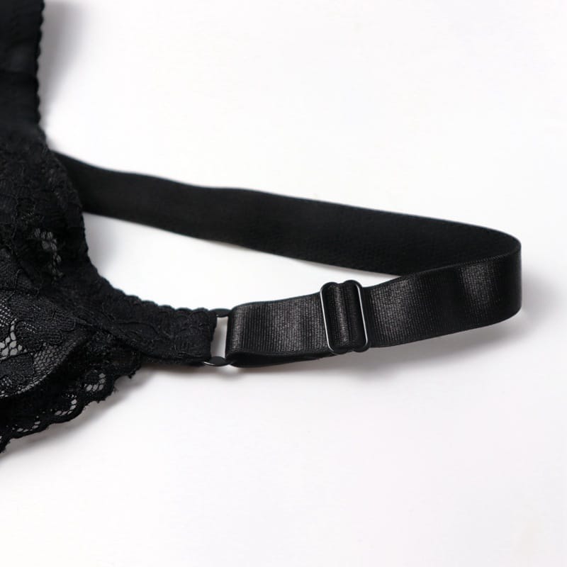 Plus Size Lace Full-Cup Bra for Women with wire– Ultra-Thin Breathable Everyday Lingerie