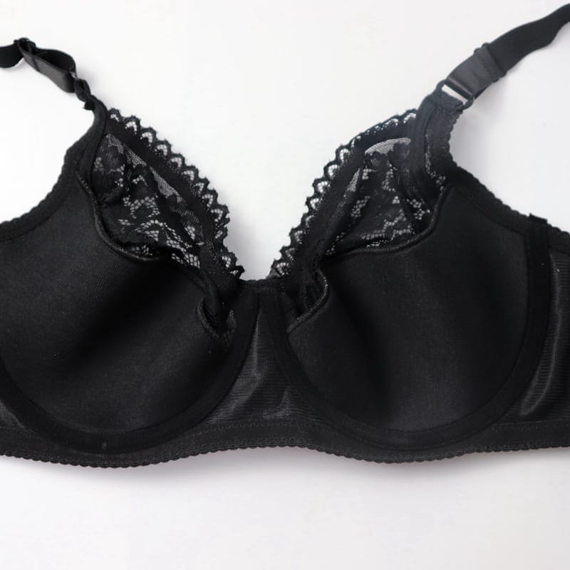 Plus Size Lace Full-Cup Bra for Women with wire– Ultra-Thin Breathable Everyday Lingerie