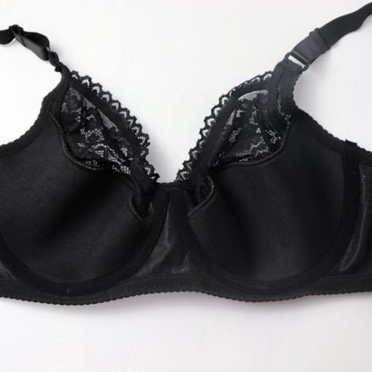 Plus Size Lace Full-Cup Bra for Women with wire– Ultra-Thin Breathable Everyday Lingerie
