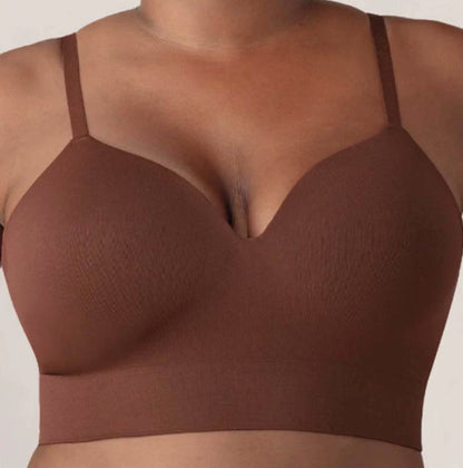 Seamless Supportive Bra for Women Without Wire – Comfortable Push-Up Side Support Shaping Bra (Plus Size Available)