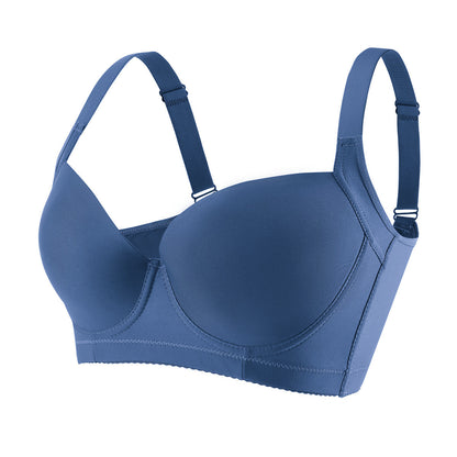 Seamless Plus Size Bra for Women – Memory Wire Support, Full Coverage Invisible Back Smoothing Bra