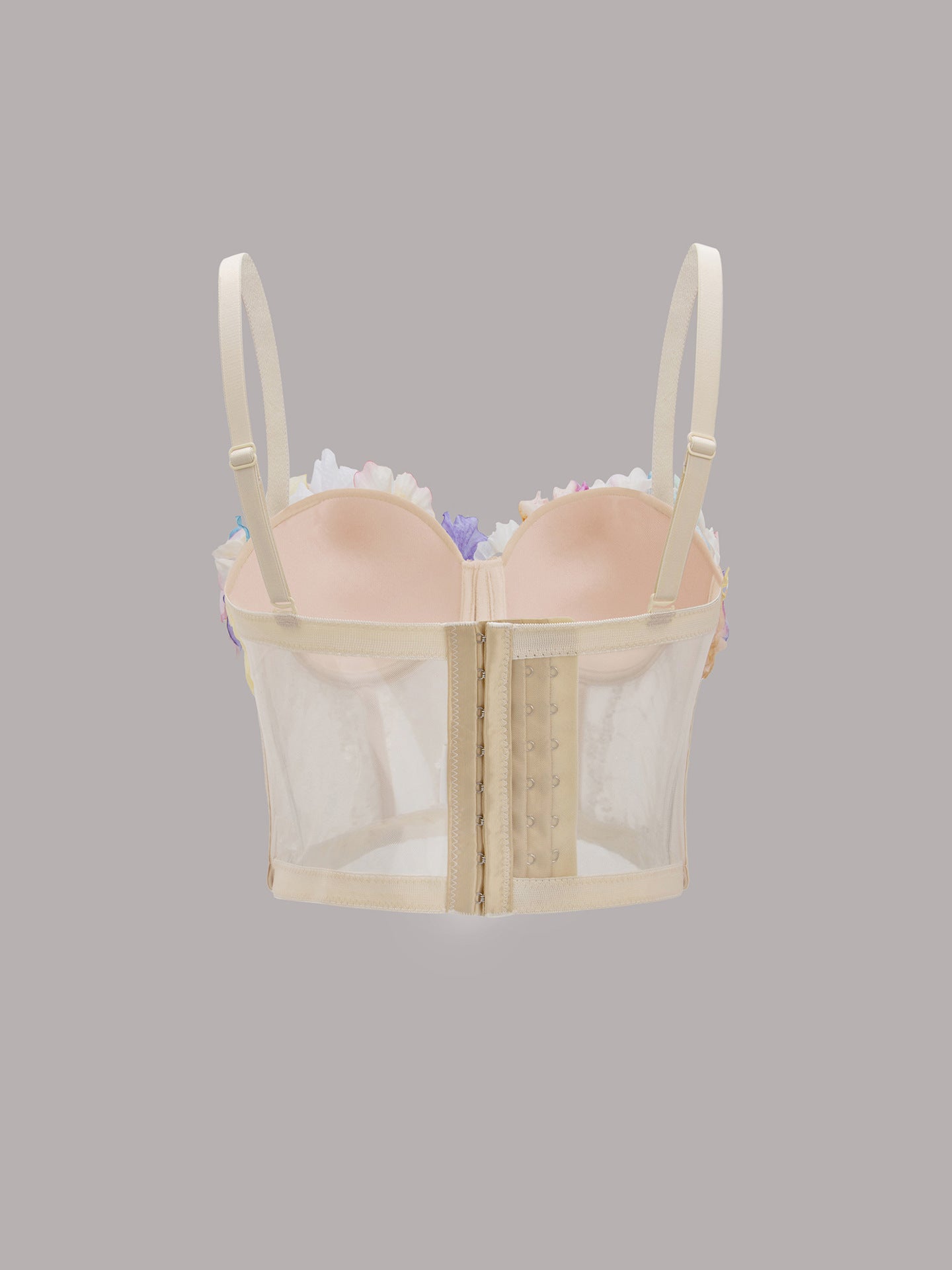 3D Floral Camisole Top for Women – Slim Fit Hollow Out Summer Crop Top