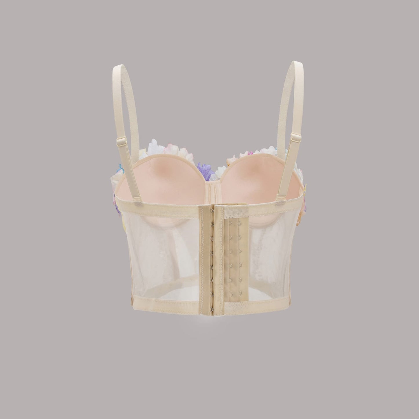 3D Floral Camisole Top for Women – Slim Fit Hollow Out Summer Crop Top