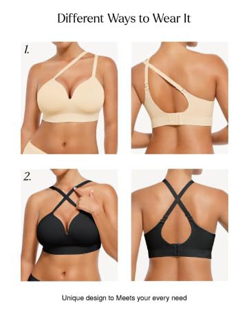 Seamless Supportive Bra for Women Without Wire – Comfortable Push-Up Side Support Shaping Bra (Plus Size Available)