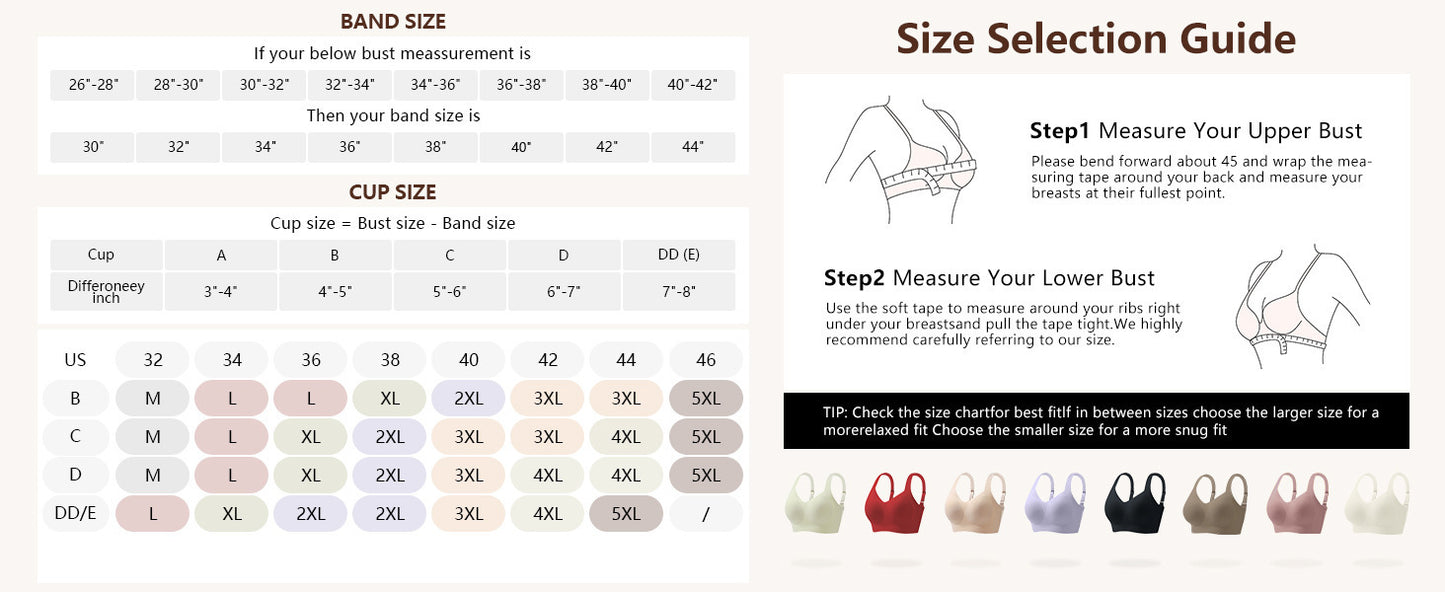 Wireless Seamless Plus Size Sports/Regular  Bra for Women