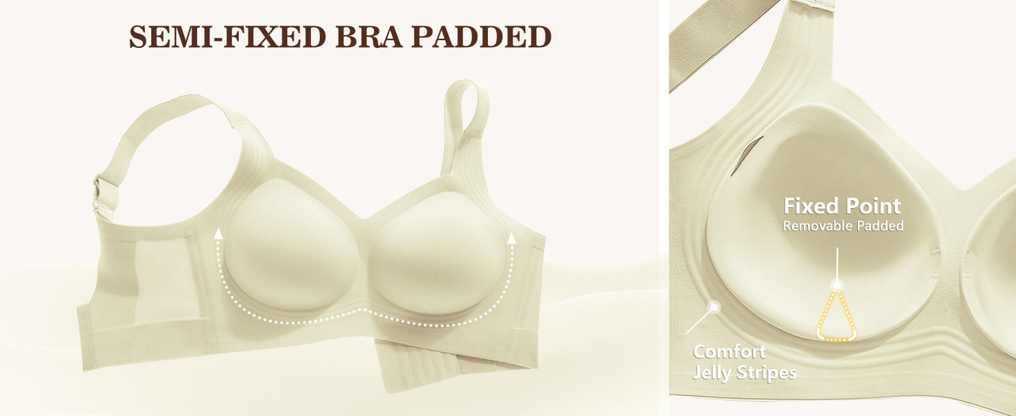 Wireless Seamless Plus Size Sports/Regular  Bra for Women