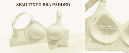 Wireless Seamless Plus Size Sports/Regular  Bra for Women