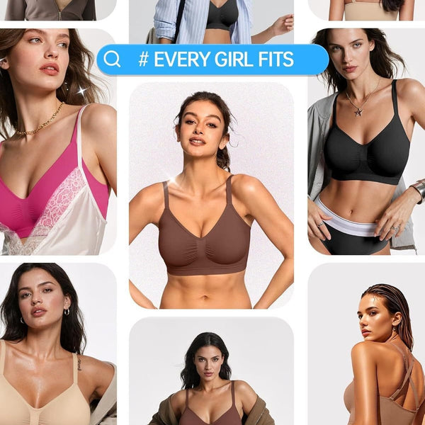 Seamless Wireless Bra for Women – Non-Padded Comfortable Everyday Nylon Bra