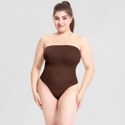 Seamless Strapless Shapewear Bodysuit – Tummy & Waist Control