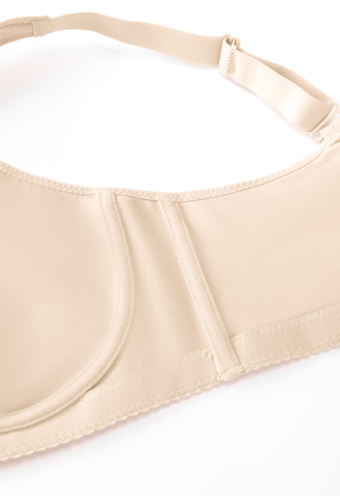 Plus Size Seamless Bra – Ultra-Thin Padded Push-Up Underwire Bra