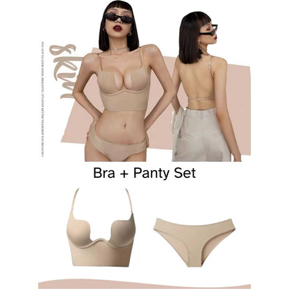 Wedding Women Bra Backless Bra With Convertible Invisible Straps Free