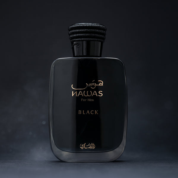 Rasasi Hawas Black for Men – 100% Original