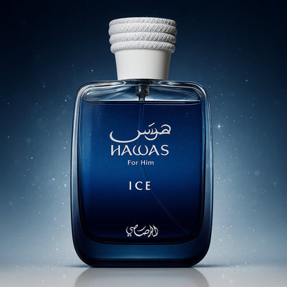 Rasasi Hawas Ice for Men EDP 100ml – 100% Original