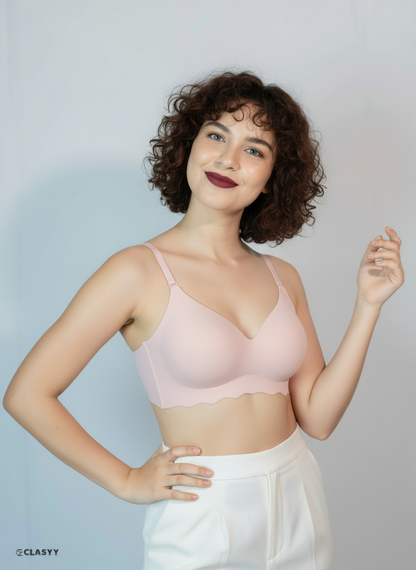 Seamless Ice Silk Sport Bra - Upper Support, Back Wrapped, Comfortable & Anti-Sagging