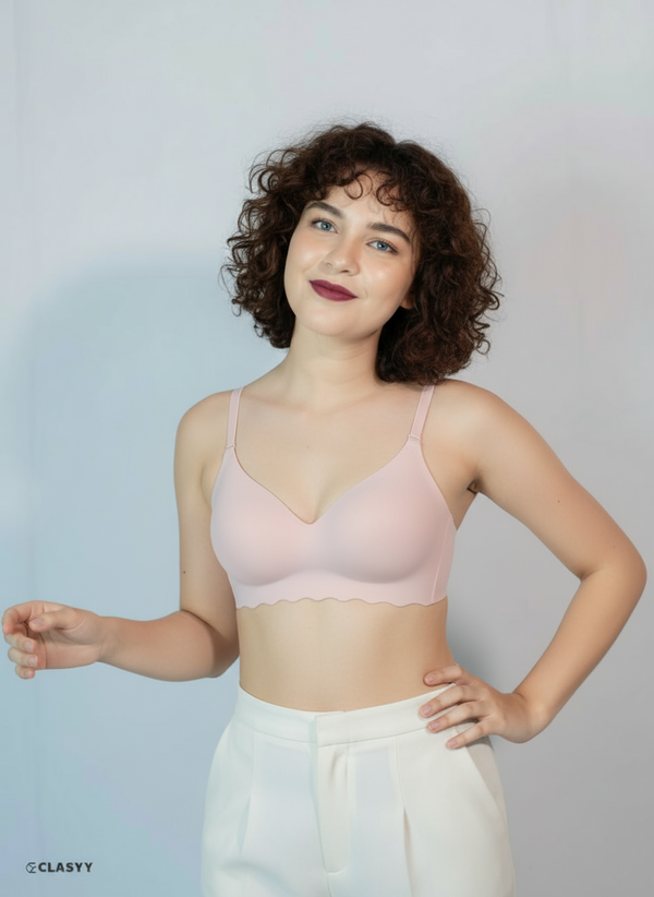 Seamless Ice Silk Sport Bra - Upper Support, Back Wrapped, Comfortable & Anti-Sagging