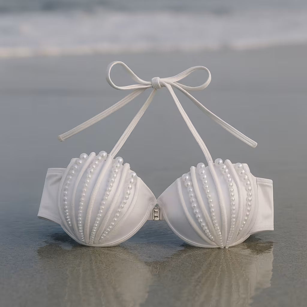 Mermaid Shell Pearl Bikini Set