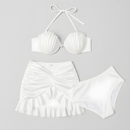 Mermaid Shell Pearl Bikini Set