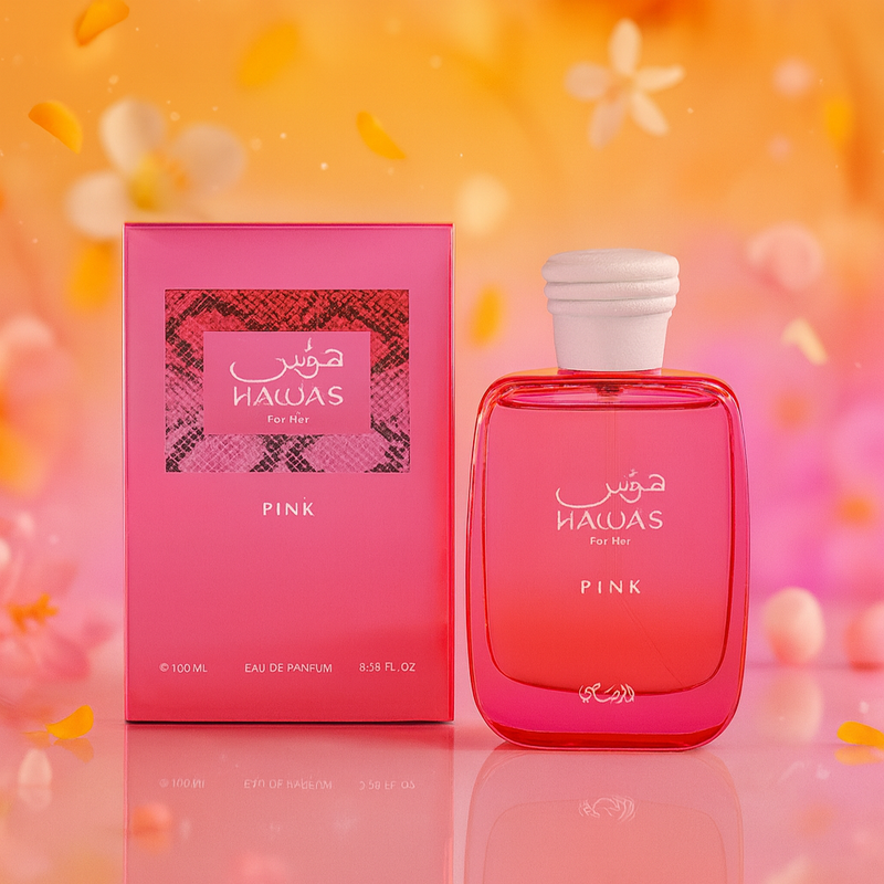 Rasasi Hawas Pink Eau De Parfum – 100% Original
