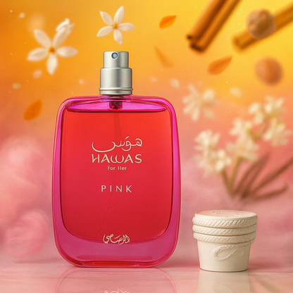 Rasasi Hawas Pink Eau De Parfum – 100% Original