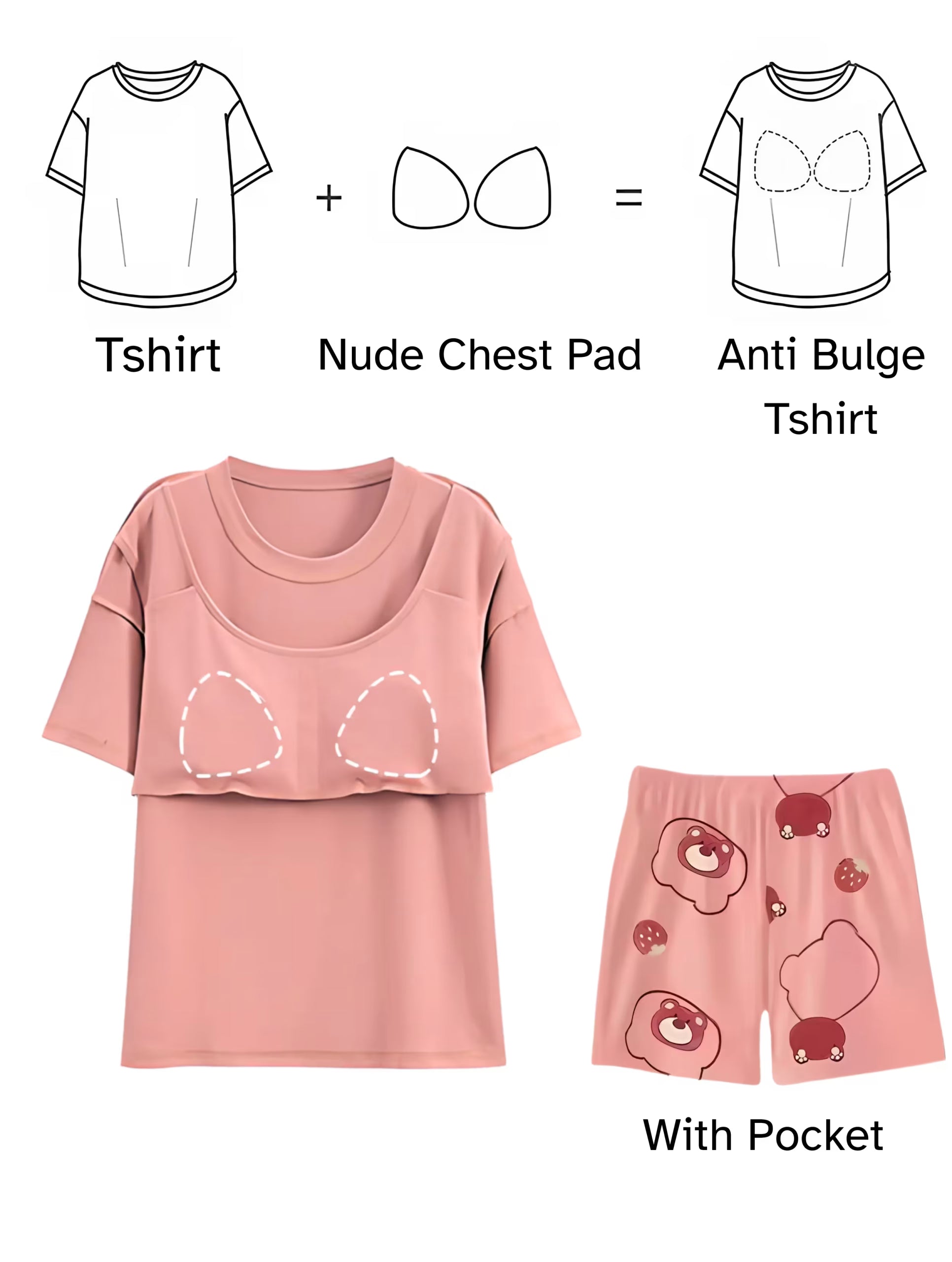 Women summer tshirt combo