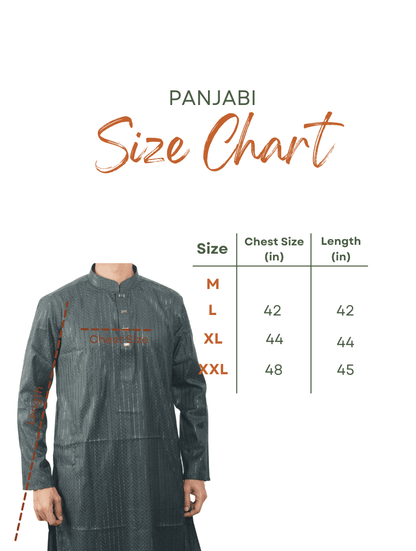 Green Limited Edition Eid Panjabi Premium Quality