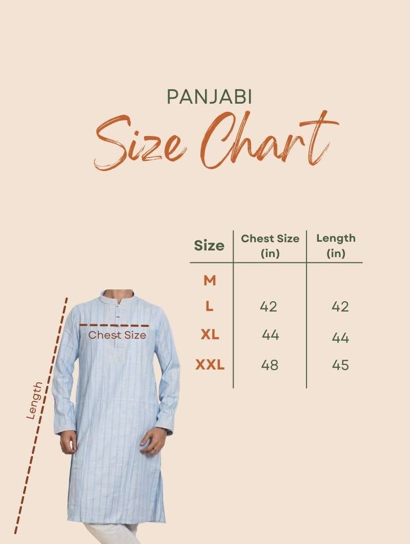 Limited Edition Eid Panjabi Premium Quality - Light blue