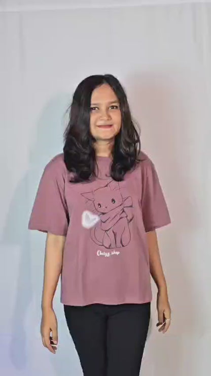Women Printed Short-sleeved T-shirt - Clasyy