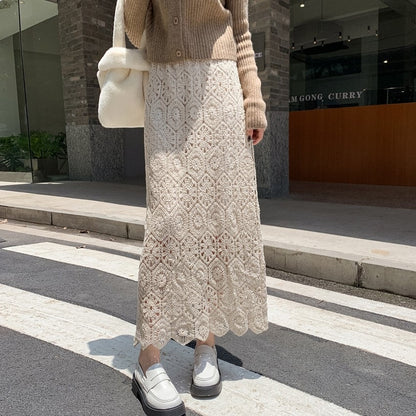 Crochet Long Skirt for Women – Only Skirt 1 peice